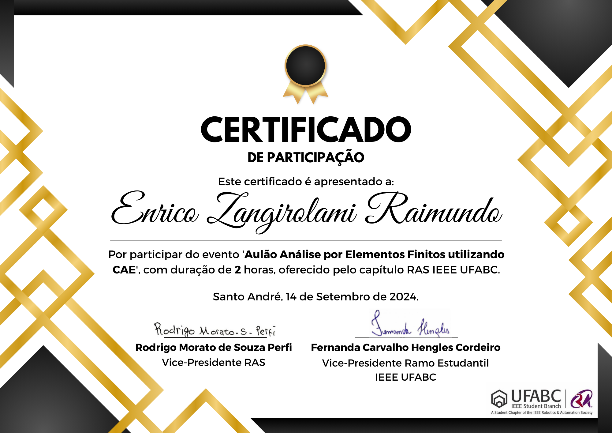 Certificado CAD